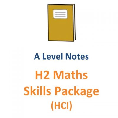 2016 H2 Mathematics Skills Package (soft copy)