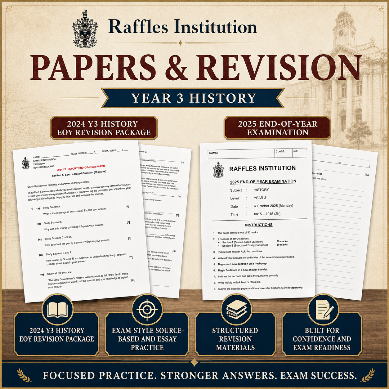 2025 RI Raffles Institution Year 3 Sec 3 History Full Year File, Notes, Worksheets, Revision Package and Exam Papers (soft copy) - Image 5